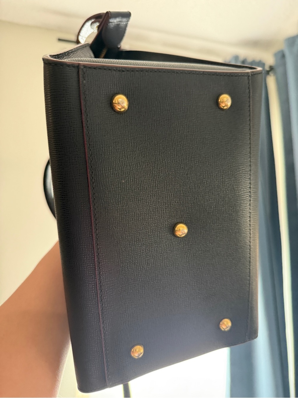 Longchamp Leather Heritage Tote Bag in Black - Picture 10 of 10